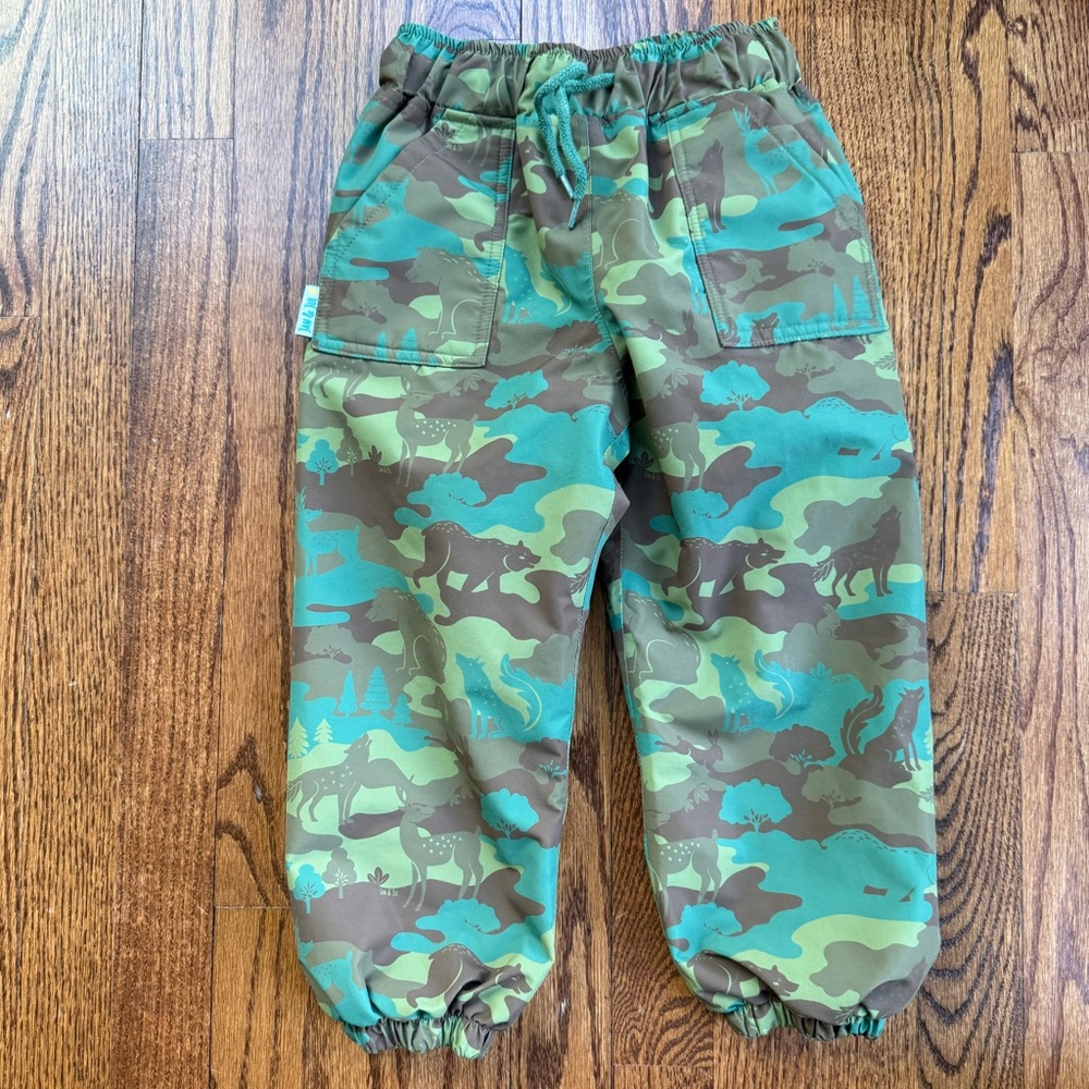Jan & Jul Fleece Lined Rain Pants 3T
